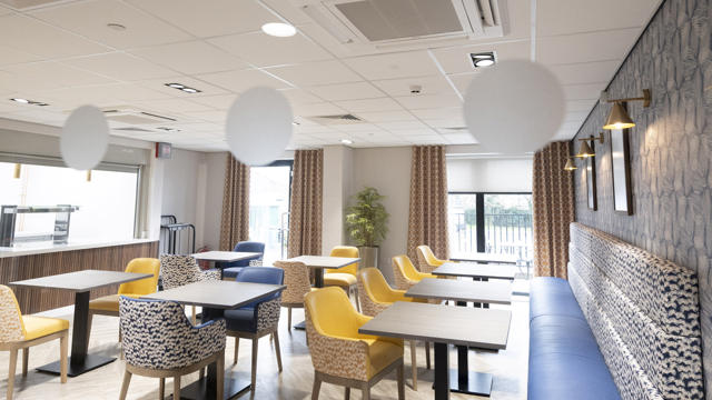 interior of Brookhead Lodge bistro