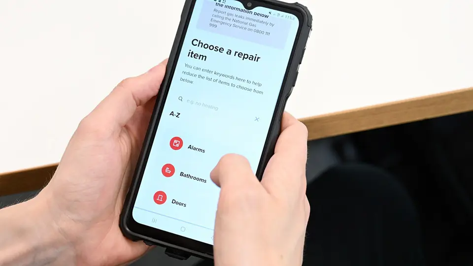 Hands Holding Phone