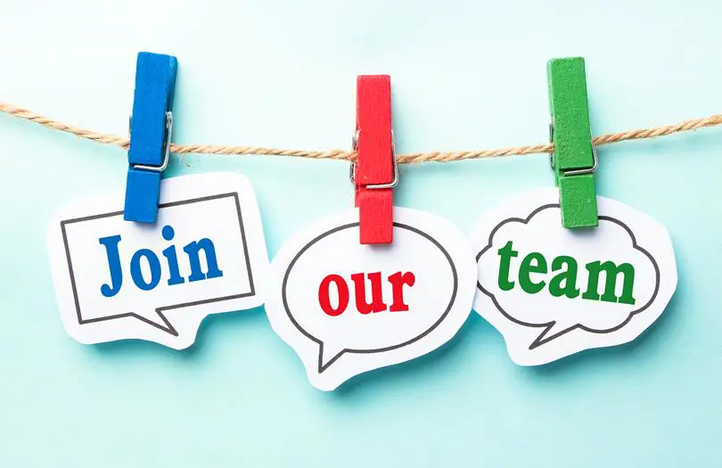 Join our team words on pegs