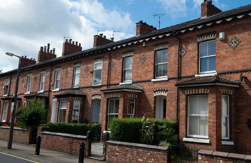 Stockport Houses Street View of terrace houses