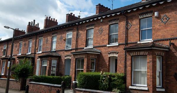 Stockport Houses Street View of terrace houses