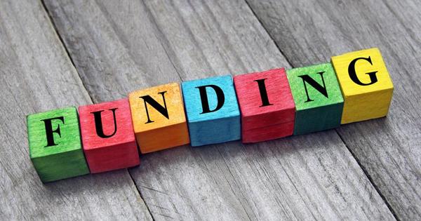 Funding written in different colour letter blocks