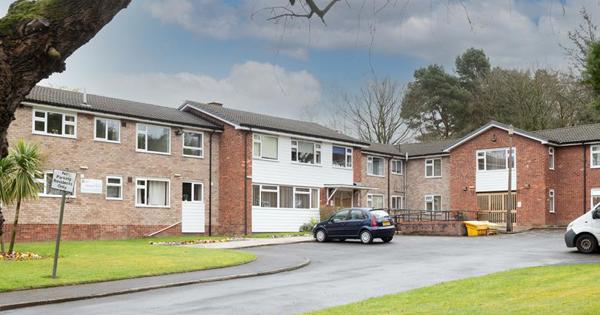 Row of houses for Independent living 