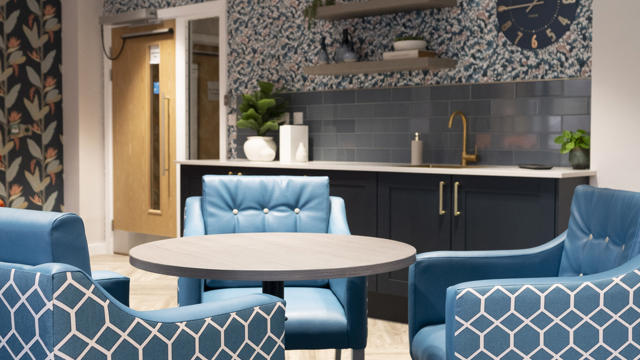 interior of Brookhead Lodge communal lounge