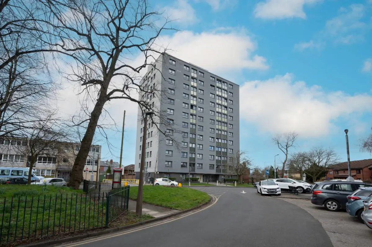 side profile of Voewood Towers