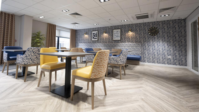 interior of Brookhead Lodge bistro