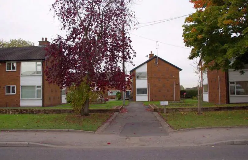 View of Smithy green buildings from outside