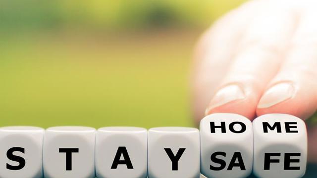 Home Safety on wooden blocks