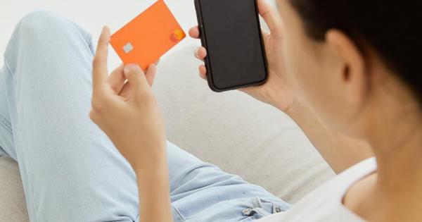 A woman Paying on phone
