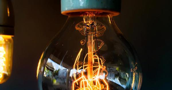 close up of lightbulb