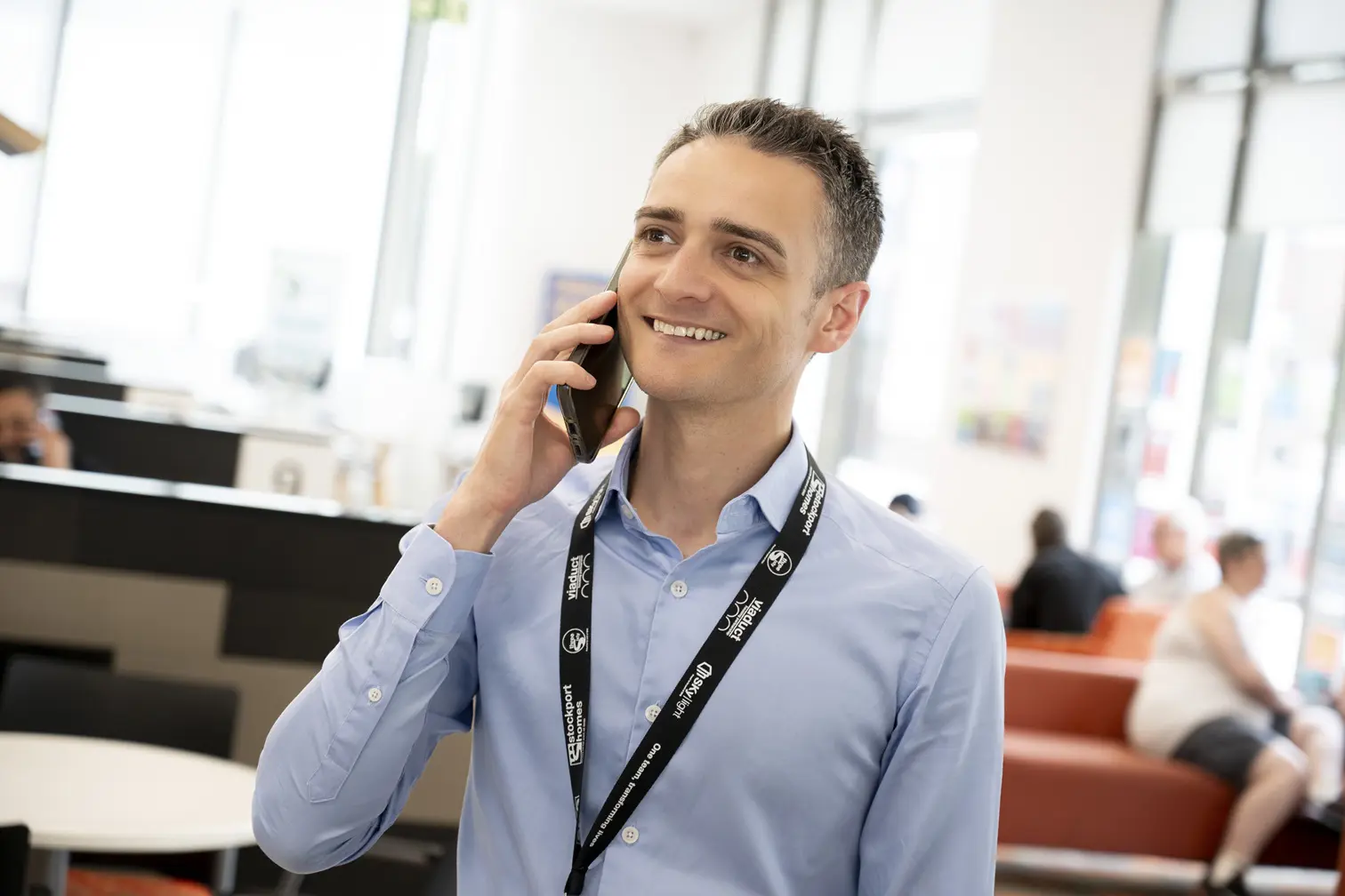 Male On Phone
