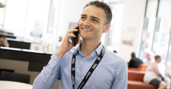 Male On Phone
