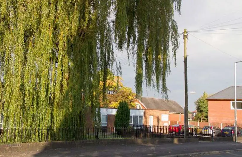View of Wimborne Close from outside